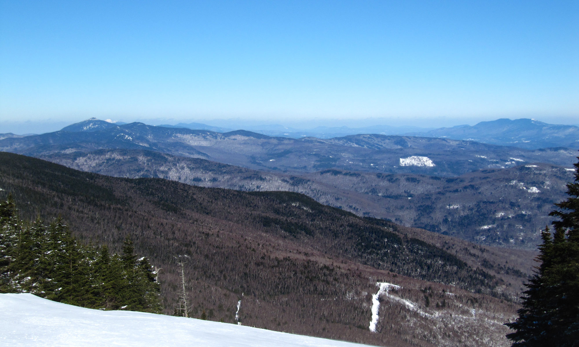 View of VT backcountry terrain